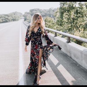 XiX Palms Wrap Dress